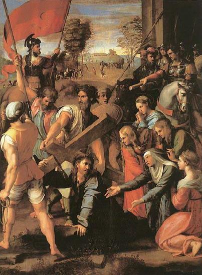 RAFFAELLO Sanzio Christ Falls on the Way to Calvary